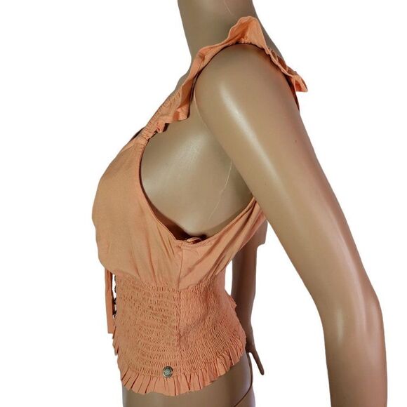 Roxy Light Sky Cropped Top (Size L) - Picture 3 of 7